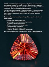 A collection of my best Gemstone Faceting Designs Volume 6 Back Cover gem facet diagrams